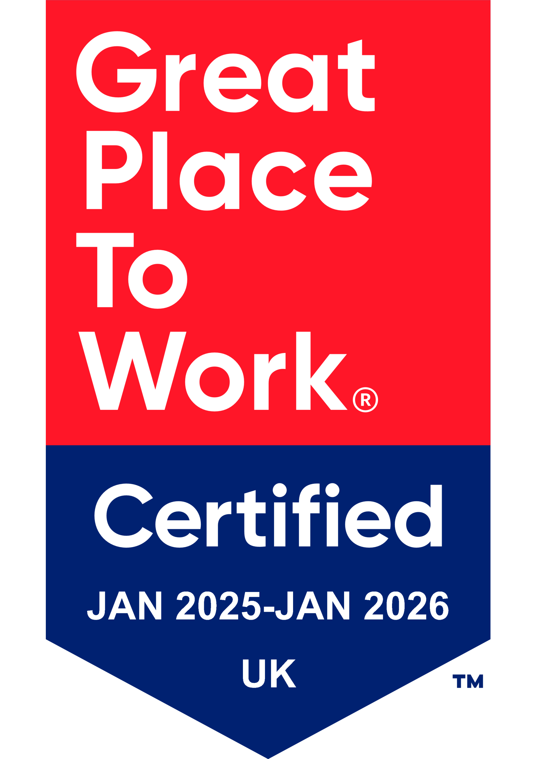 Great Place To Work Logo Jan 2025
