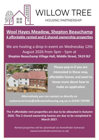 Shepton Beauchamp Drop In Event 12 Aug 2026